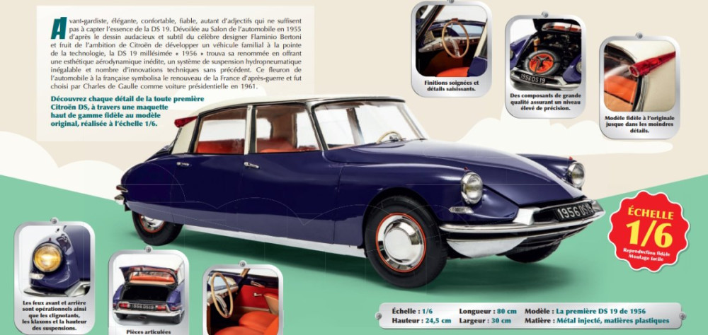 DS 19 1956 Hachette