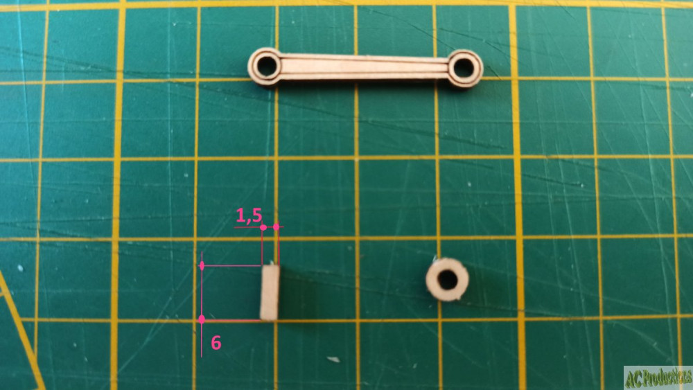 Dimensions des pièces